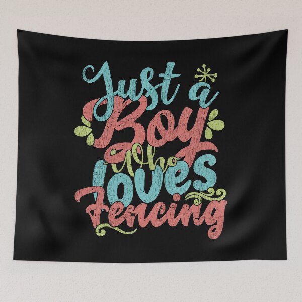 Item preview, Just A Boy Who Loves Fencing Gift graphic designed and sold by theodoros20.