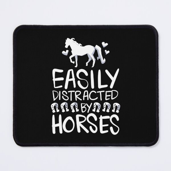 Item preview, Easily Distracted by Horses designed and sold by ComfyRebel.
