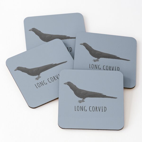 Item preview, Long Corvid (Covid Pun) designed and sold by SixBiscuits.