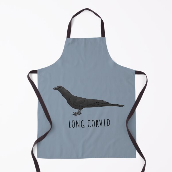 Item preview, Córvido largo (juego de palabras sobre Covid) designed and sold by SixBiscuits.