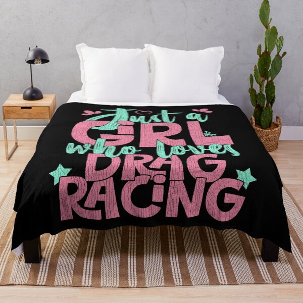 Item preview, Just A Girl Who Loves Drag Racing Gift print designed and sold by theodoros20.