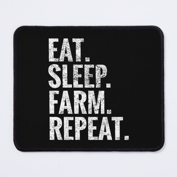 Item preview, Eat Sleep Farm Repeat designed and sold by Teelogic.