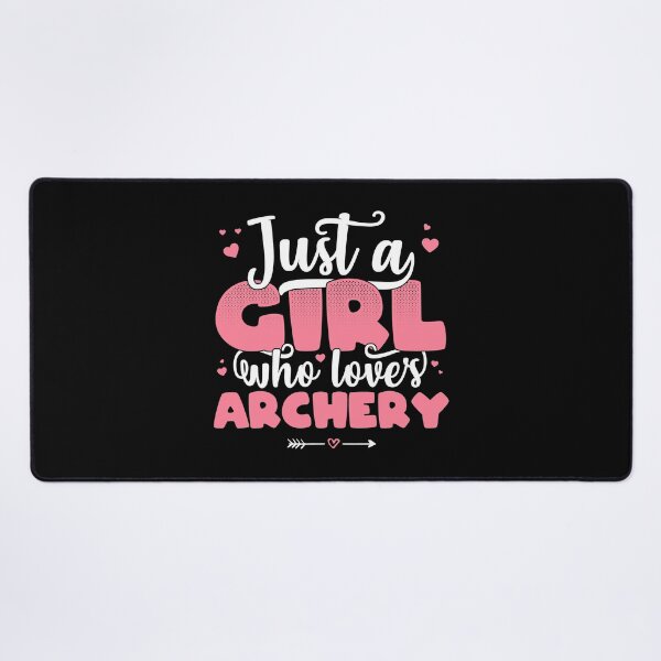 Item preview, Just A Girl Who Loves Archery - Cute archer gift print designed and sold by theodoros20.