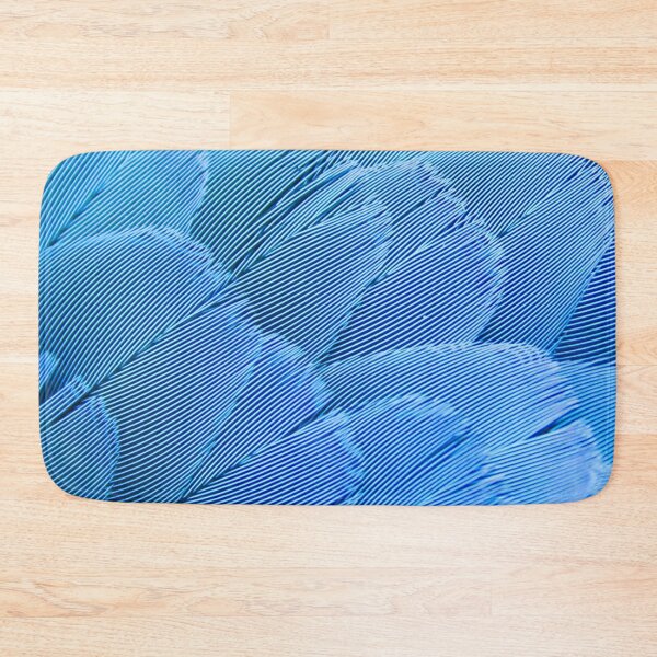 Item preview, Plumas de loro guacamayo azul. De cerca. Foto. designed and sold by JellyBeenzz.