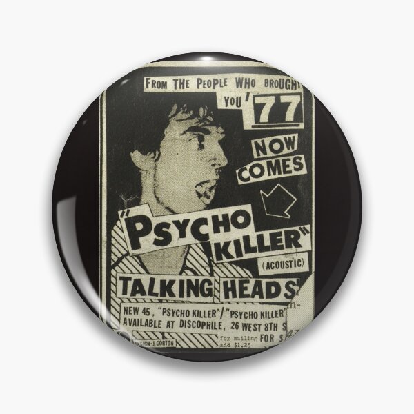 Artikelvorschau, Psycho Killer - Affiche de Concert Post-Punk Talking Heads 1977 Poster entworfen und verkauft von BentleyGordon4.