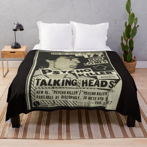 Item preview, Psycho Killer - Affiche de concert post-punk Talking Heads 1977 Poster designed and sold by BentleyGordon4.