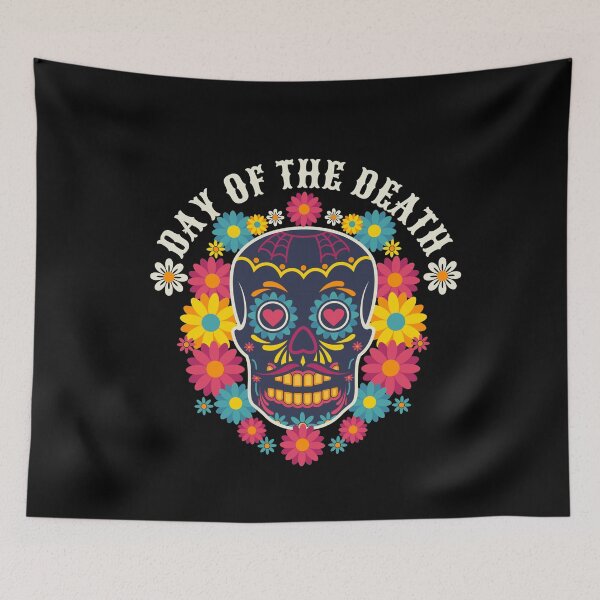 Item preview, mexican skull pink day of dead designed and sold by angelusdark.