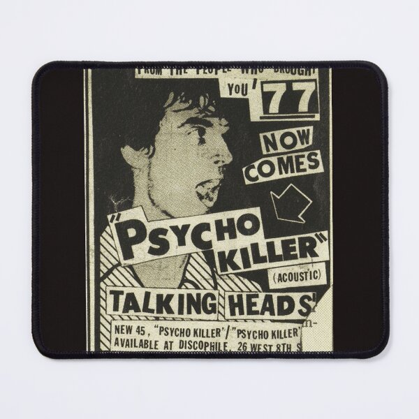 Item preview, Psycho Killer - Affiche de concert post-punk Talking Heads 1977 Poster designed and sold by BentleyGordon4.