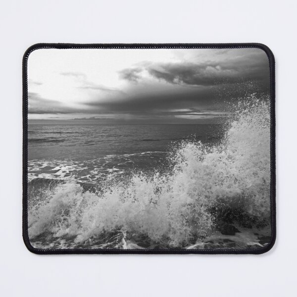 Item preview, Stormy Ocean Waves (monochrome) designed and sold by AdvancedPhotons.