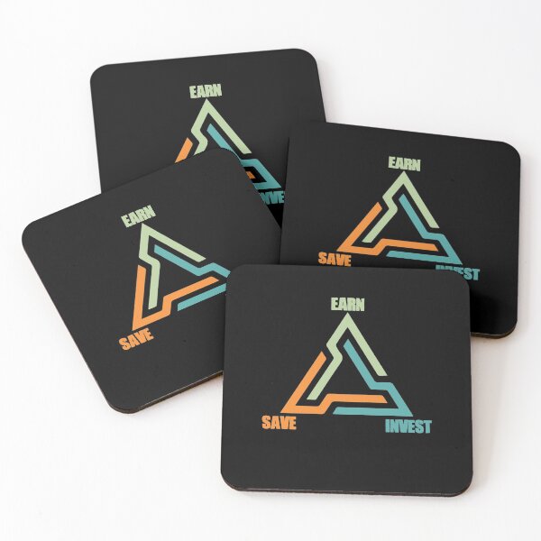 Item preview, Earn Save Invest Good Lifestyle designed and sold by Dressed For  Duty.