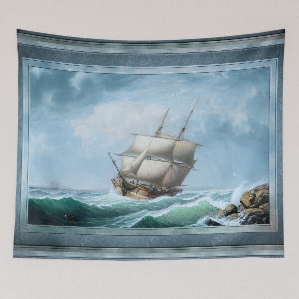 Item preview, Brig Off the Maine Coast by Fitz Hugh Lane Classical Marine Art Xzendor7 Old Masters Reproductions designed and sold by Xzendor7 Digital Art Creations.