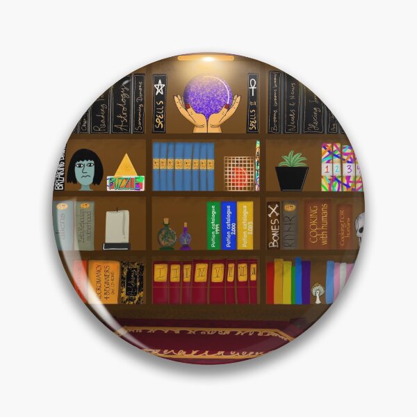 Item preview, A Witchy Library  designed and sold by sannerly.