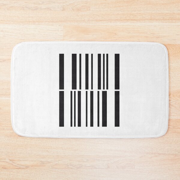 Item preview, Double Barcode | Minimalistic Linear Art | Black Lines designed and sold by in-vectors.
