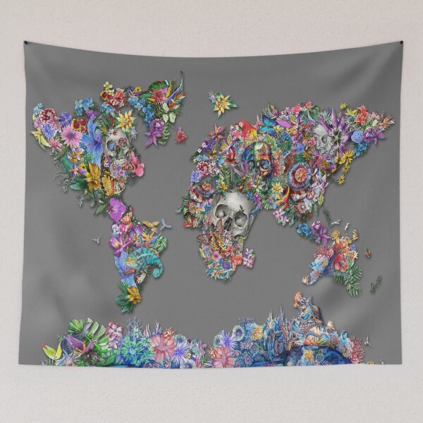 Item preview, world map designed and sold by BekimART.