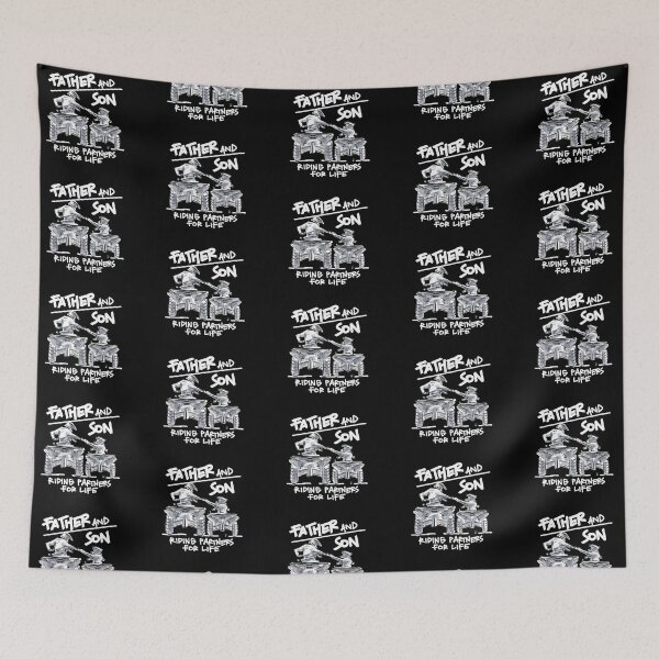 Item preview, Father and Son Riding Partners for Life designed and sold by ComfyRebel.