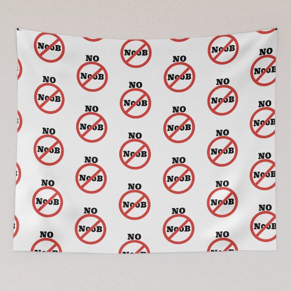 Item preview, No NOOB - Sarcastic gamer life design designed and sold by Witfulwisdom.