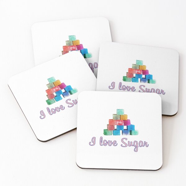 Item preview, I Love Sugar! - For people who love more sugar with coffee or tea or just like to taste it in their mouth, MMMMmmm! designed and sold by sugartime.