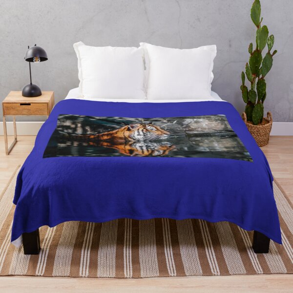 Item preview, Reflection of a King - Tiger at the Zoo in NY designed and sold by FashionHeree.