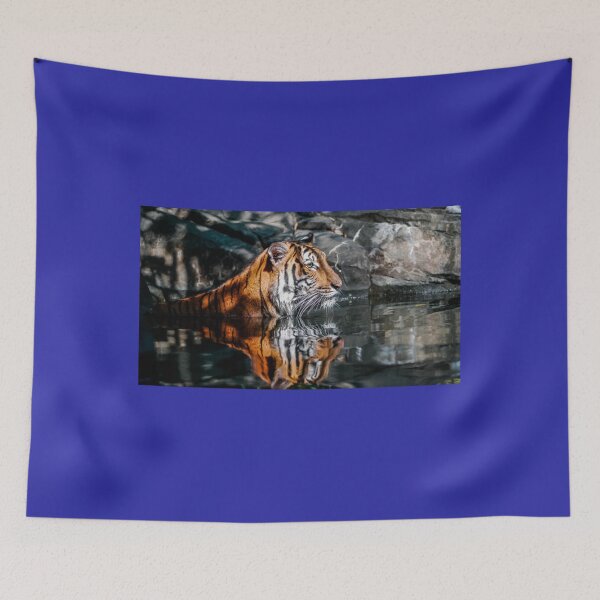 Item preview, Reflection of a King - Tiger at the Zoo in NY   designed and sold by FashionHeree.
