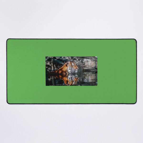 Item preview, Reflection of a King - Tiger at the Zoo in NY   designed and sold by FashionHeree.