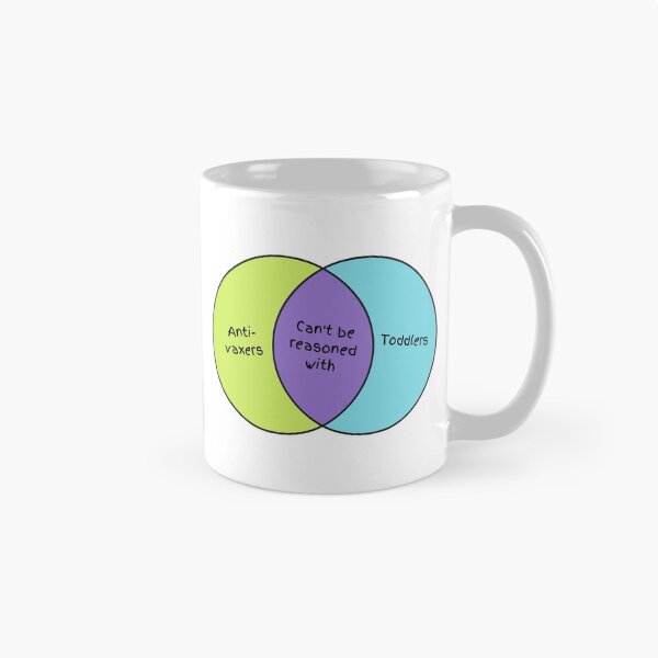 Item preview, Can't be reasoned with - Venn diagram designed and sold by The Agreeable Raven.