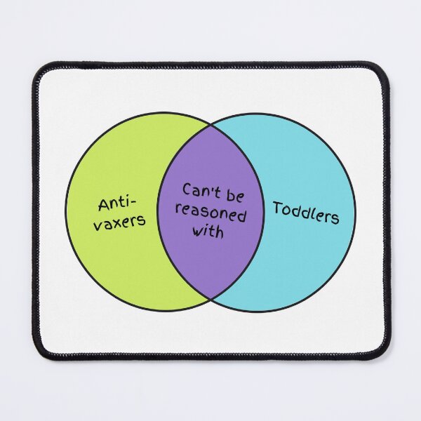 Item preview, Can't be reasoned with - Venn diagram designed and sold by The Agreeable Raven.