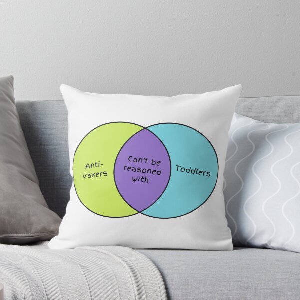 Item preview, Can't be reasoned with - Venn diagram designed and sold by The Agreeable Raven.