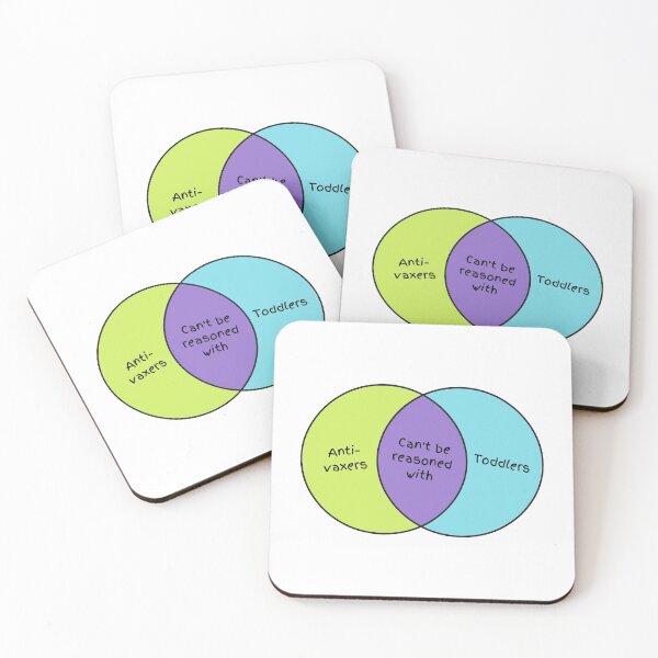 Item preview, Can't be reasoned with - Venn diagram designed and sold by The Agreeable Raven.