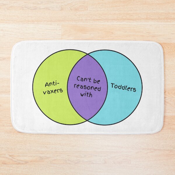 Item preview, Can't be reasoned with - Venn diagram designed and sold by The Agreeable Raven.