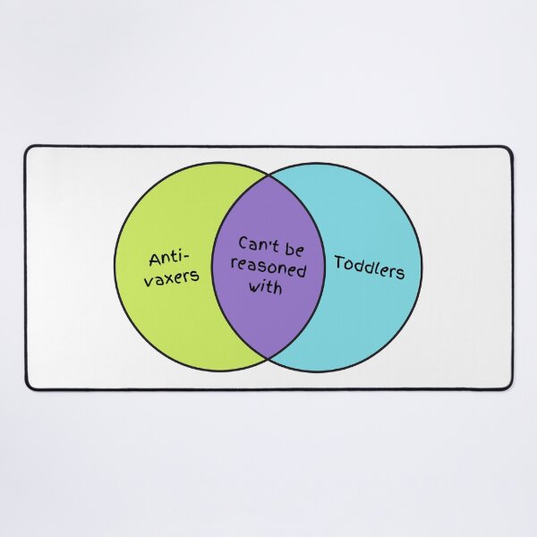 Item preview, Can't be reasoned with - Venn diagram designed and sold by The Agreeable Raven.