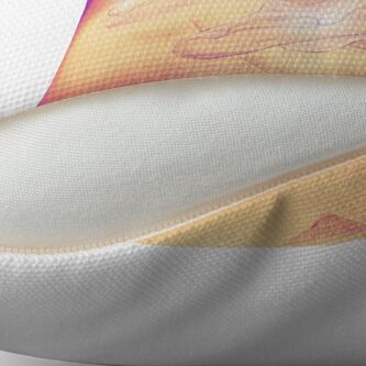 Alternate view of Buddha female Throw Pillow