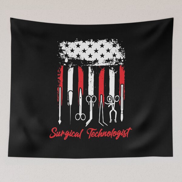Item preview, Surgical Technologist American Flag Surgery Tech designed and sold by Dressed For  Duty.