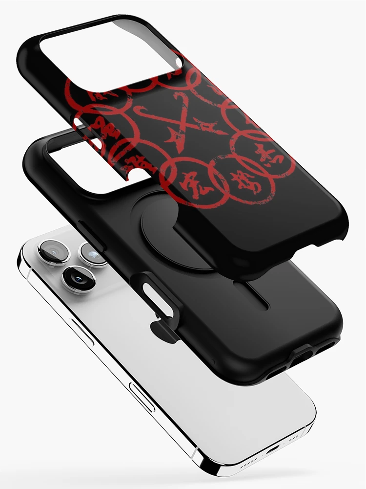 Thumbnail 2 of 4, iPhone Case, Ten Rings Red designed and sold by Tsudo.