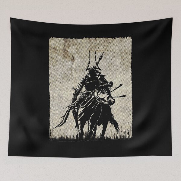 Item preview, Samurai Warrior Vintage Fighter Retro Bushido Japanese Swordsmen designed and sold by CHAMSING INK.