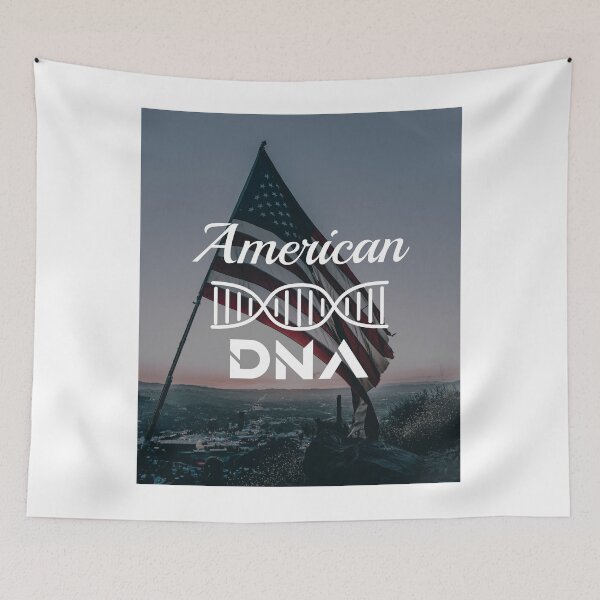 Artikelvorschau, Amerikanischer DNA-Text entworfen und verkauft von nirvanzentinal.
