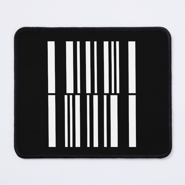 Item preview, Double Barcode White Lines / Minimalistic Linear Art designed and sold by in-vectors.
