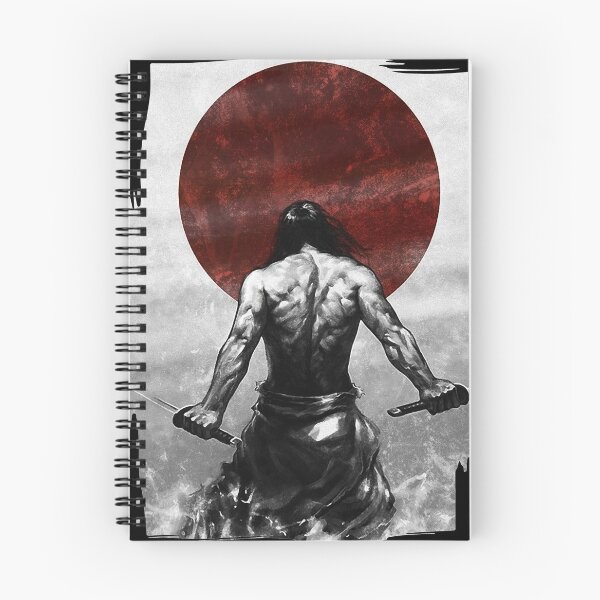 Item preview, Samurai Warrior Vintage Fighter Retro Bushido Japanese Swordsmen designed and sold by CHAMSING INK.