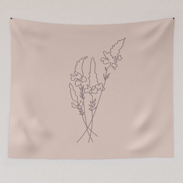 Item preview, Vervain Flower Line Art designed and sold by ELoganDesigns.