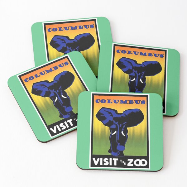 Item preview, Vintage Elephant Visit The Zoo Columbus   designed and sold by FashionHeree.