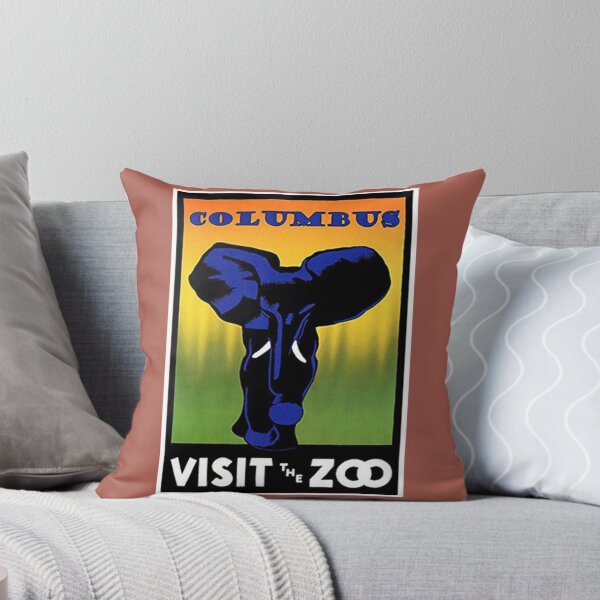 Item preview, Vintage Elephant Visit The Zoo Columbus   designed and sold by FashionHeree.