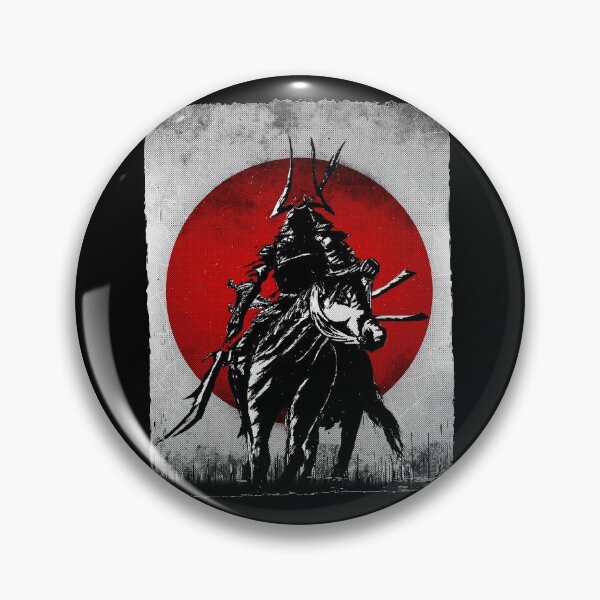 Item preview, Samurai Warrior Vintage Fighter Retro Bushido Espadachines japoneses designed and sold by CHAMSING INK.