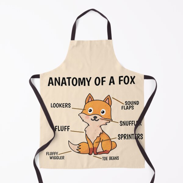 Item preview, Anatomy Of A Cute Fox designed and sold by Vladan Seva.