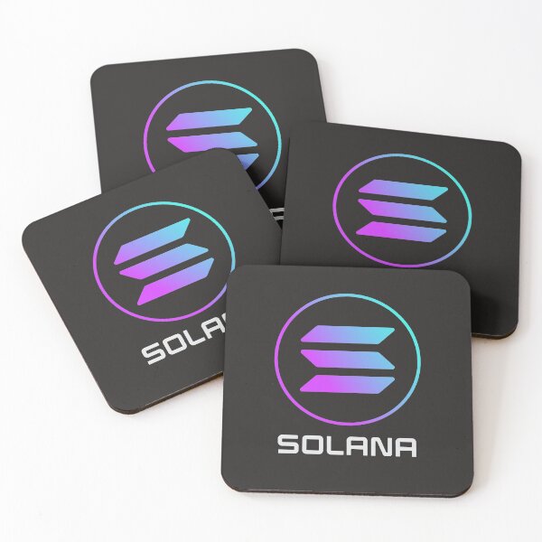 Item preview, SOLANA Crypto SOL Coin dark theme  designed and sold by Freewind-Studio.