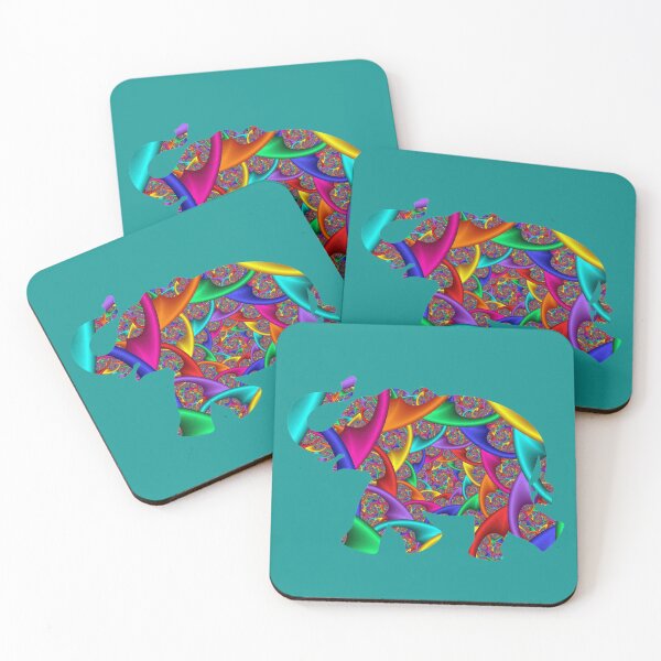 Item preview, Beautiful multi color elephant designed and sold by Fashion-vintage.