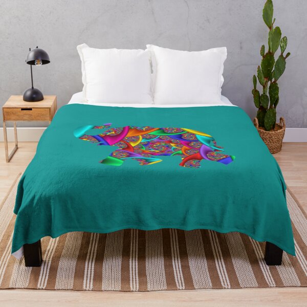 Item preview, Beautiful multi color elephant designed and sold by Fashion-vintage.