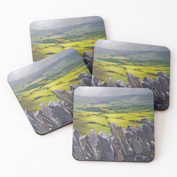 Item preview, 'Usk Vale View' in acrylics designed and sold by Jantien Powell.