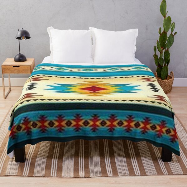 native patterns Throw Blanket