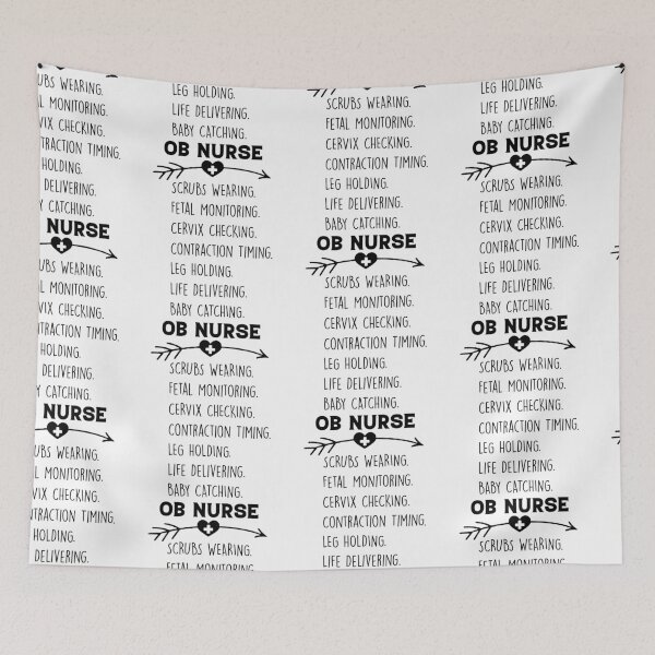 Item preview, OB Nurse Crew - OBGYN Nursing - Obstetrical Nurse - Labor Delivery Nurse designed and sold by BestUncommonTee.