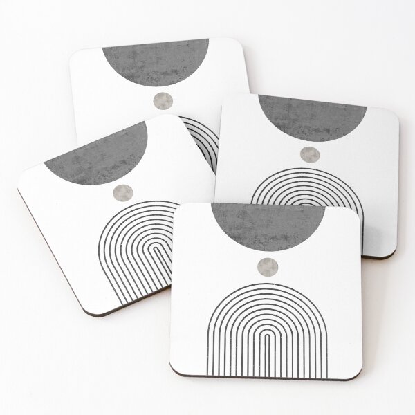 Item preview, Black And White Abstract Shapes designed and sold by D-Spot Shop.