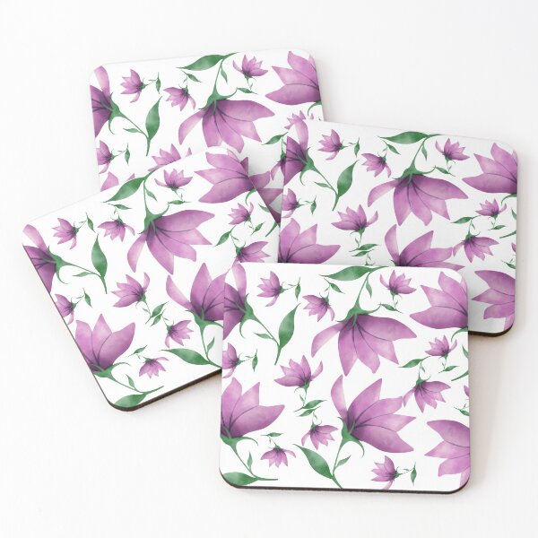 Item preview, Purple Flowers Pattern designed and sold by Nesro34.